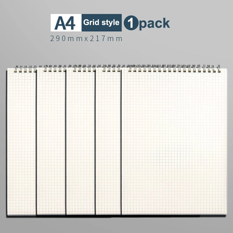 1 agenda planificadora A5, cuaderno en espiral, horarios, plan diario, lista de tareas, bloc de notas grueso, material escolar de oficina, papelería