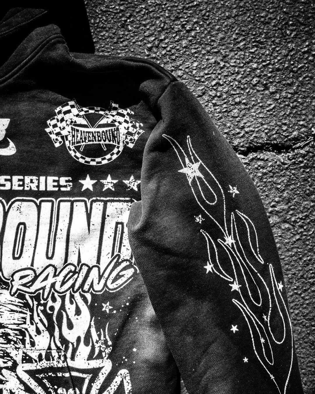Sudadera con capucha estampada Y2k de alta calidad, estilo hip hop, Harajuku, informal, holgada, unisex, de gran tamaño, a la moda
