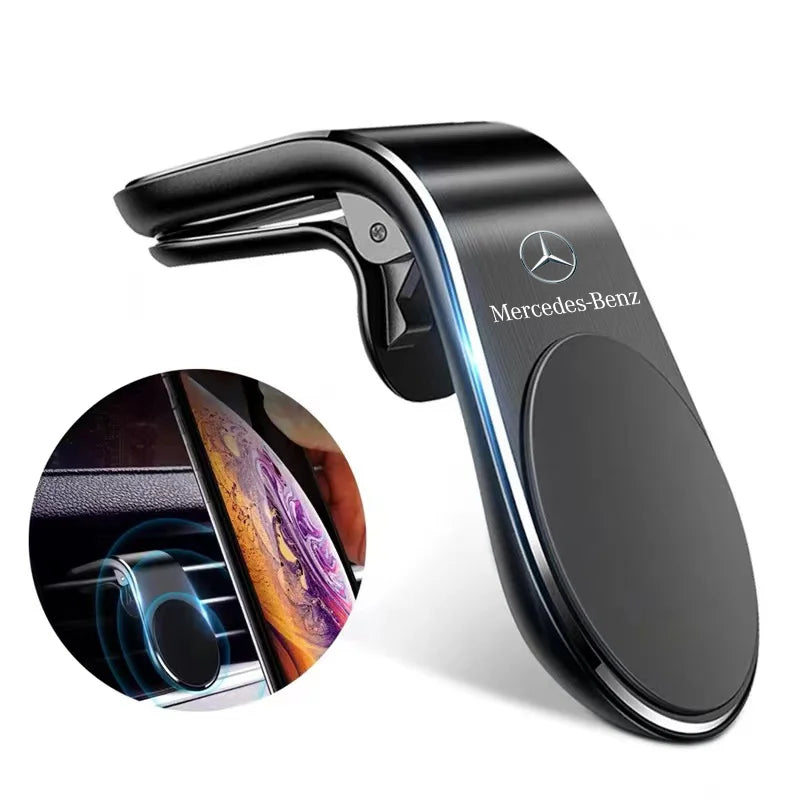 1Pcs Magnetic Car Phone Holder Metal Stand Accessories For Mercedes Benz AMG GLE GLS CLS GLC CLA GLA GLK ML C197 R231 W167