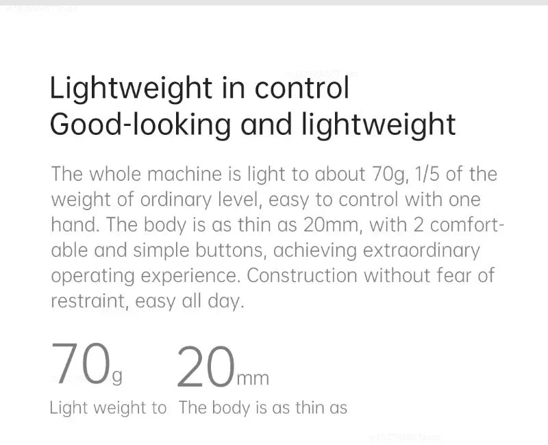 Xiaomi Duka Rapporteur laser Inclinomètre numérique Mesure d'angle 2 en 1 Niveau laser Règle Jauge Outils de construction Règle d'angle
