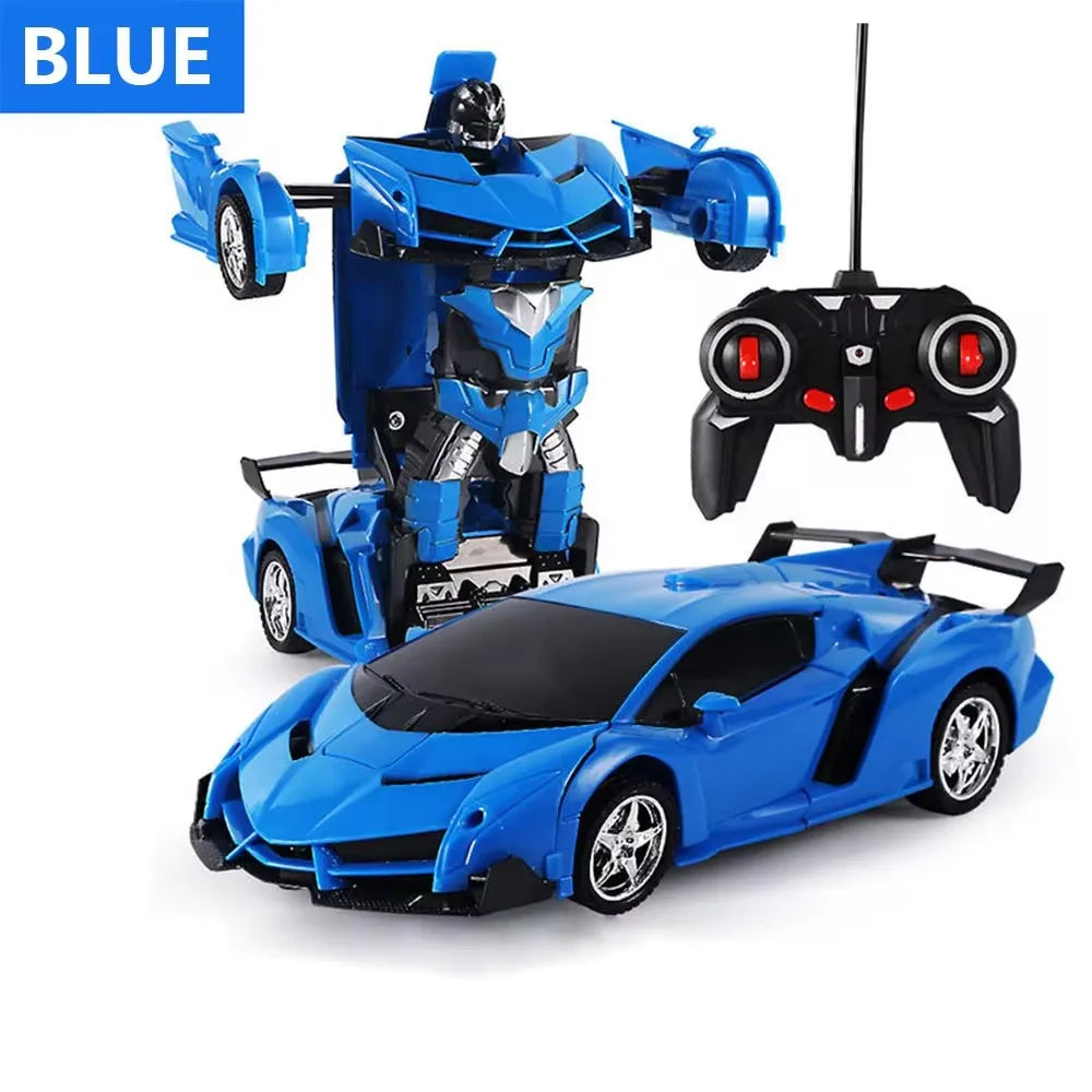 RC Car Transformation Robots Sports Vehicle Model Drift Car Toys Cool Deformation Car Christmas Birthday Gifts for Boys Girls