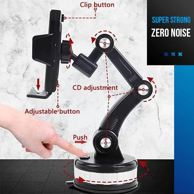 Super Adsorption Phone Holder universal Sucker Car Phone Holder Auto Windshield centre console suction cup car holder 360° Rotat