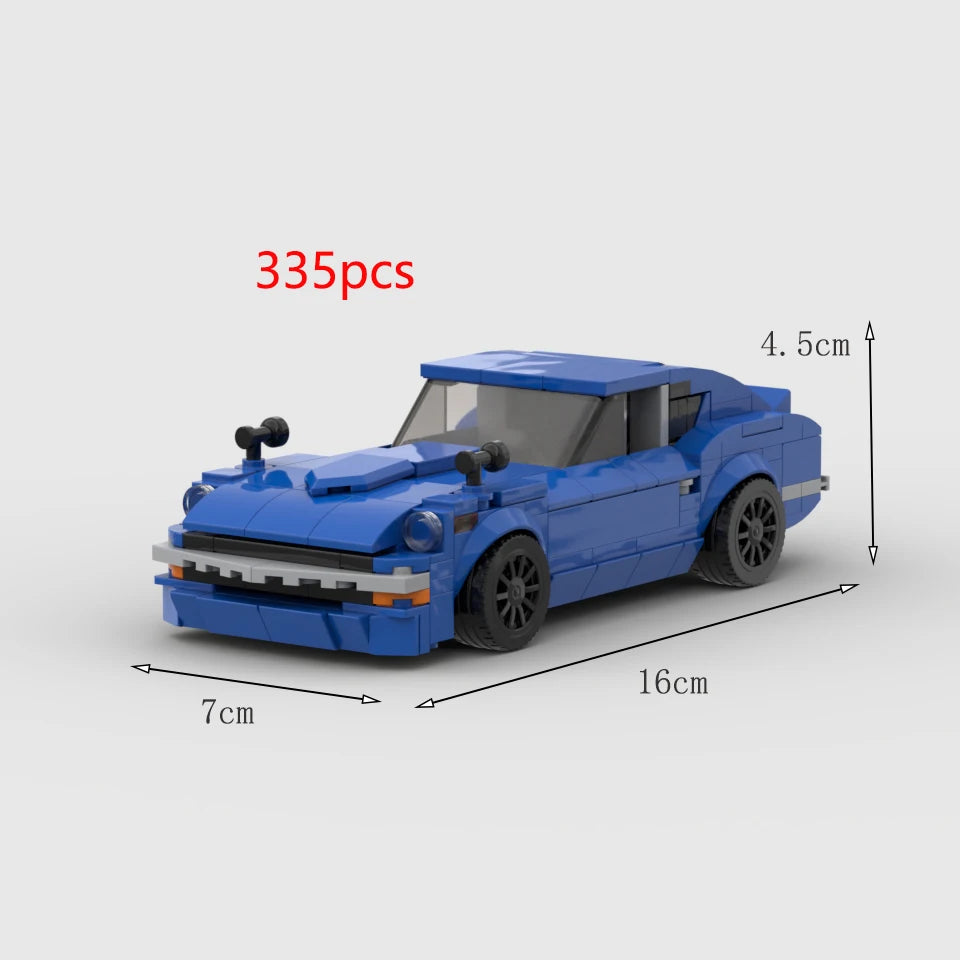 2022 Hot MOC Speed City Car Champion Racer Classic Supercar Building Blocks Brick Racing Super Technique Creative Garage DIY Set