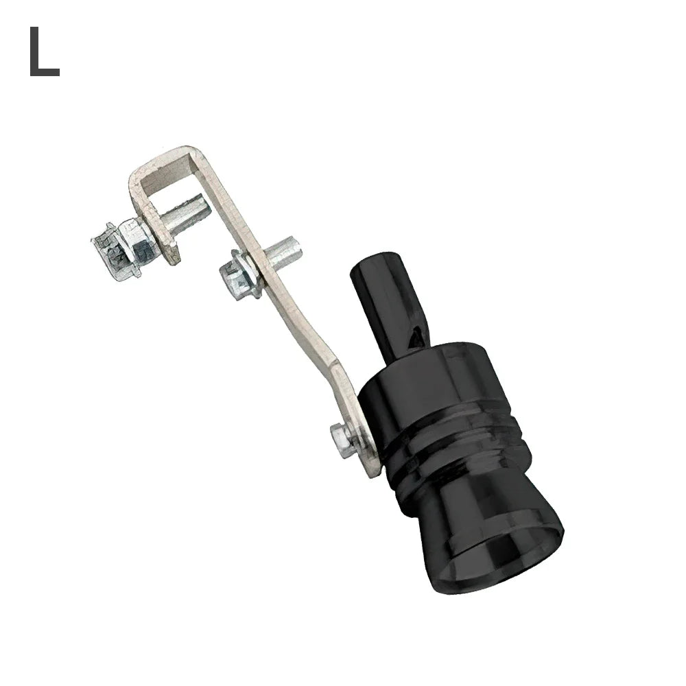 1 pieza de silbato de turbina modificado para automóvil, silbato de tubo de escape, silbato de imitación para motocicleta, silbato amplificador de sonido de escape de turbina