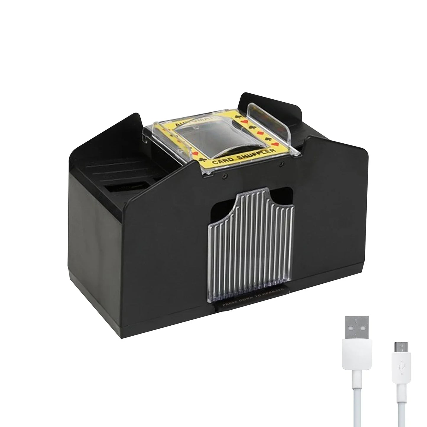 Automatic Playing Cards Shuffler Poker Casino 1/2 Deck Card Shuffling Machine USB Battery-Operated Electric Poker Card Shuffler