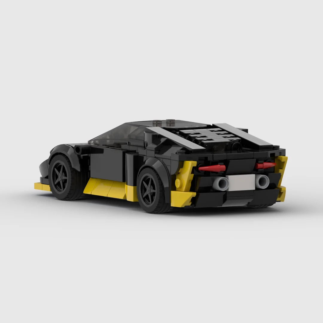 The new MOC Lambo Hurricane building blocks Speed Champion Racer sports car model Creative Garage Toys for Boys Gifts