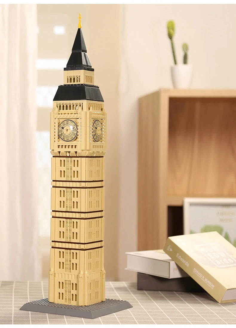 1666 pièces Briques Modèle Londres Big Ben Blocs de Construction Architecture Mondiale Construction Créative Cadeau Jouets Pour Enfants Adultes 5216