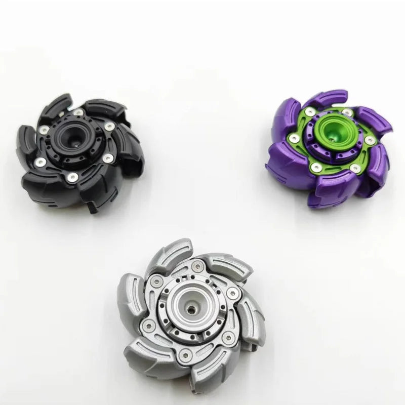 Black Young Version Stress Relief Slaps Open Gyro EDC Metal Toys Gift Gobigger Pillbug Spinner Fidget Toy
