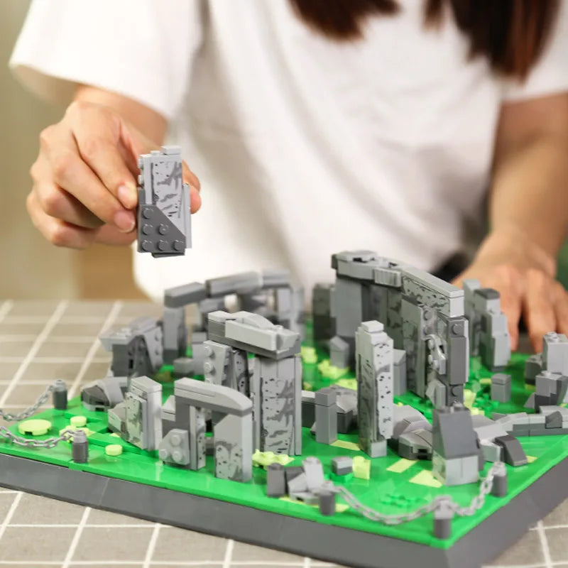 Wange Blocks World Architecture Building Bricks Trevi Fountain Model Pyramid Educational Toys for Children Gifts 4210-4224