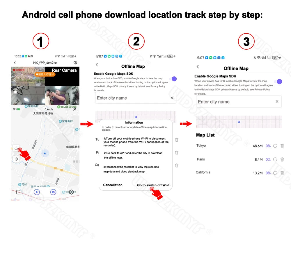 Cámara de salpicadero para coche de 1080P con GPS, WIFI, aplicación, grabadora de vídeo de 4 lentes, DVR de 360°, cámara de visión trasera, monitor de estacionamiento, caja negra, accesorios para coche