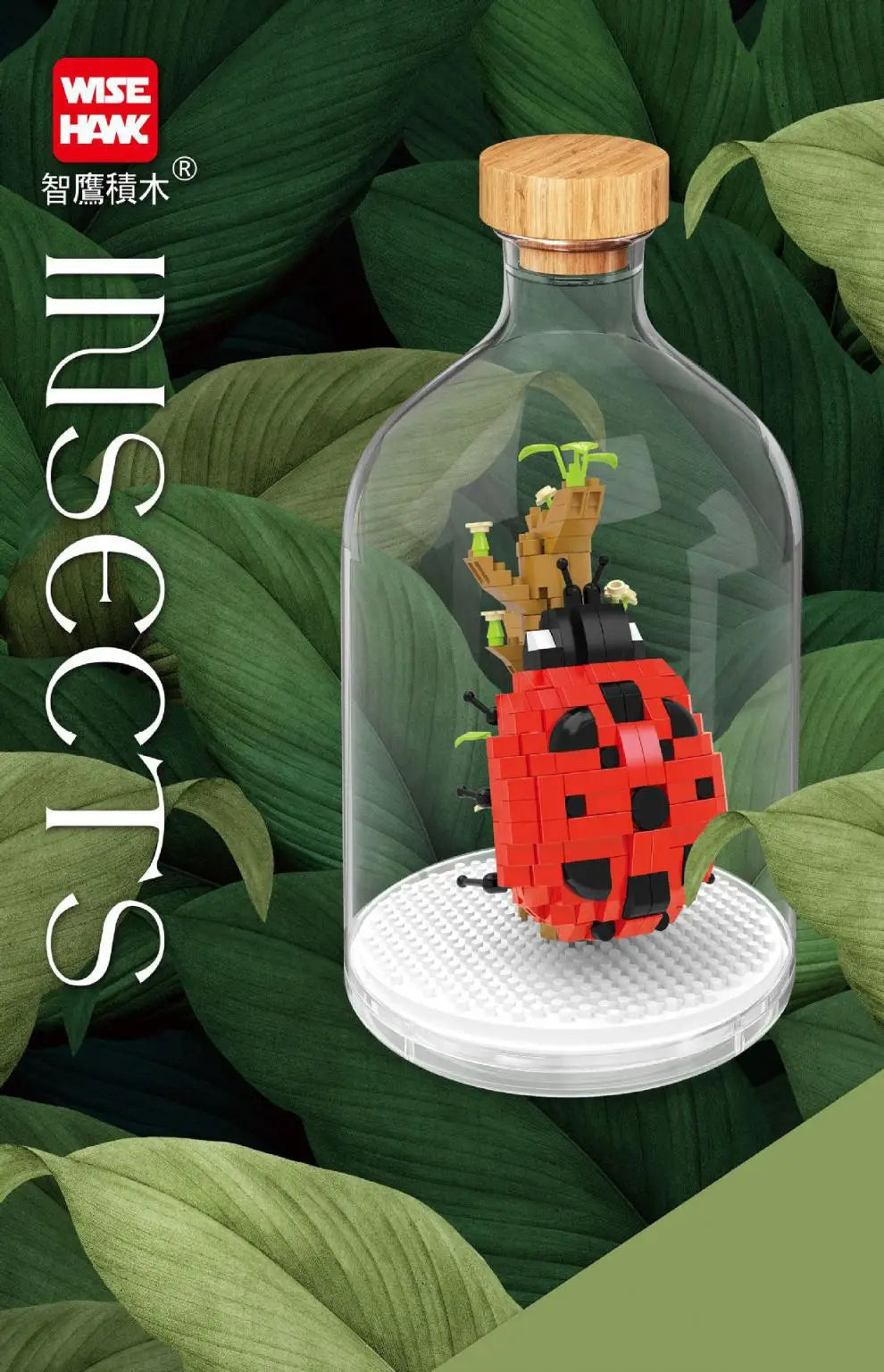 Assembly Mini Blocks Animal Ladybird Model Insect Bricks DIY Educational Toys Gifts Girls Christmas Present Pet Shop Wisehawk