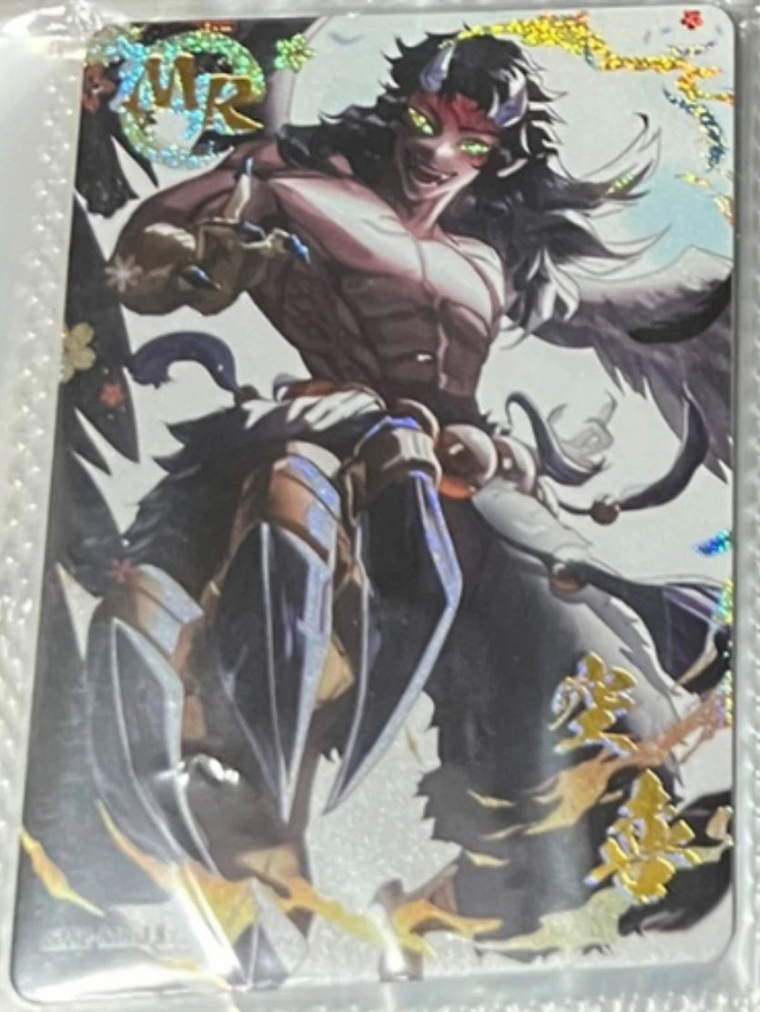 Anime Demon Slayer Kamado Tanjirou Kochou Shinobu Kanroji Mitsuri Iguro Obanai Collection Card Birthday Gifts Children's Toys