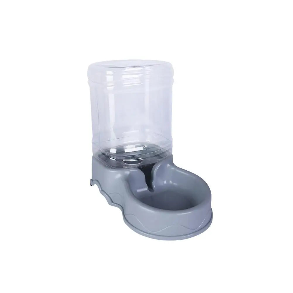 1 cuenco para beber y comedero automático para mascotas, capacidad de 3,8 l, cubo grande para almacenar alimentos, combinación de suministros para mascotas U2w3