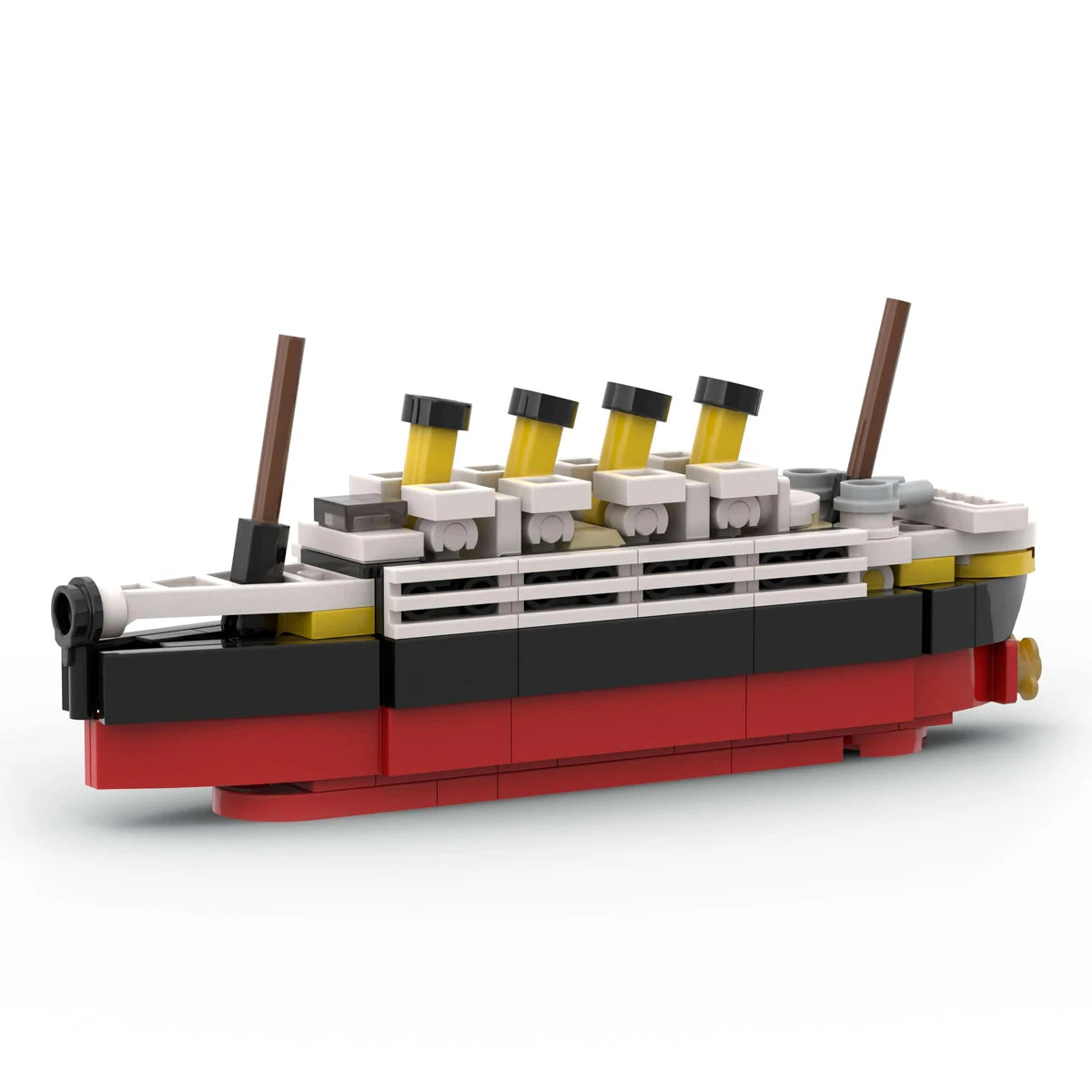 Titanic Break In Half RMS Cruise Sank Building Blocks Moc Ship Boat 3D Plastic Model DIY Steamboat Gifts Kids Toys City Movie
