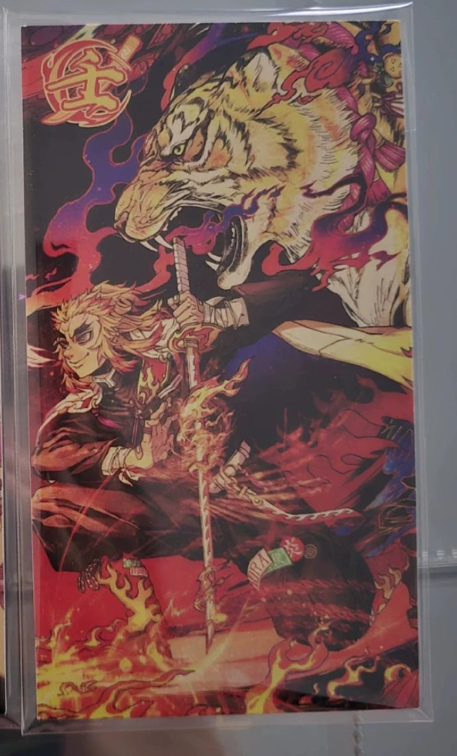 Anime Demon Slayer Quicksand Cards Kanroji Mitsuri Kochou Shinobu Iguro Obanai Uzui Tengen Collection Cards Birthday Gifts Toys