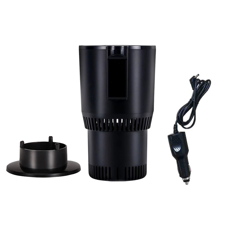 Portavasos para coche con pantalla táctil de 12 V, para bebidas frías y calientes, con pantalla digital inteligente, para el hogar, para acampar y viajar
