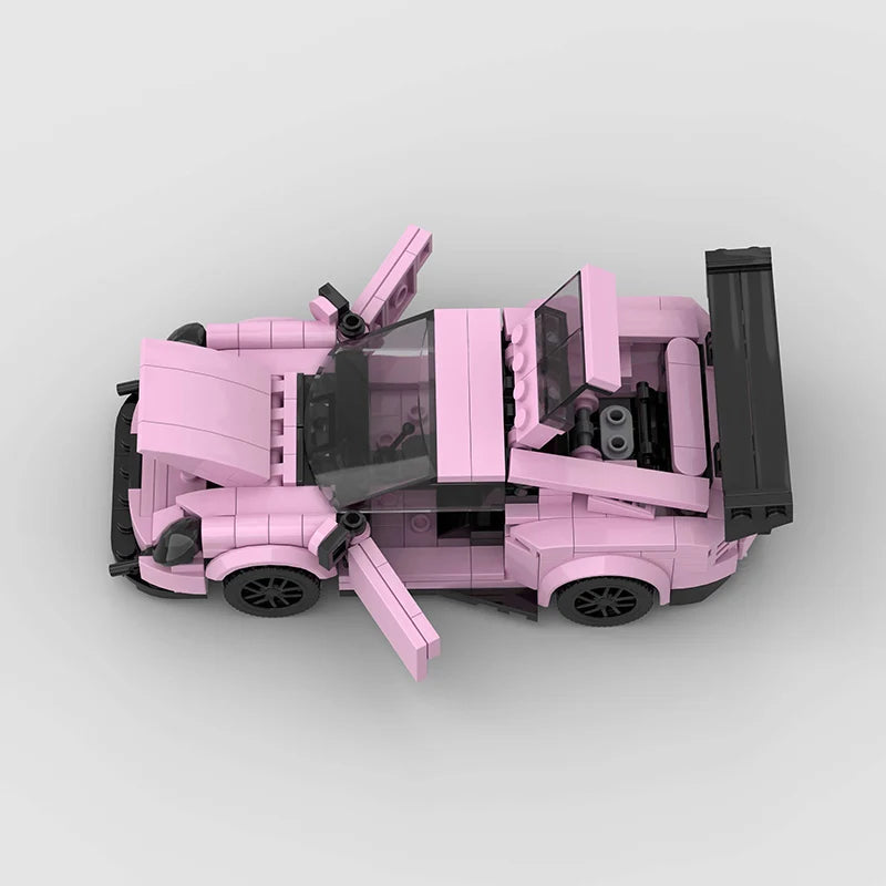 Racing Car City Speed Champions Sports Model Building Blocks DIY Bricks MOC Toy Classic Rally Super Racers Vehicle f1 technique