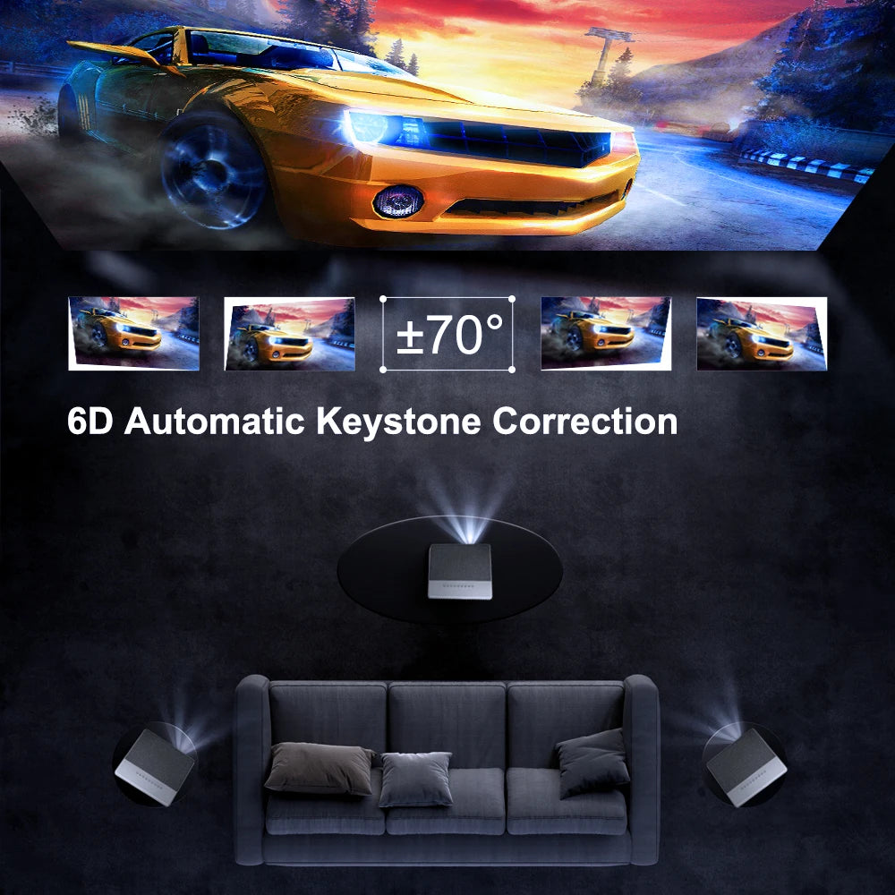 Proyector 1080P WiFi Proyector LED Full HD 2K 4K TV Video Película Teléfono inteligente Cine en casa TD98 Beamer Cine Pantalla grande