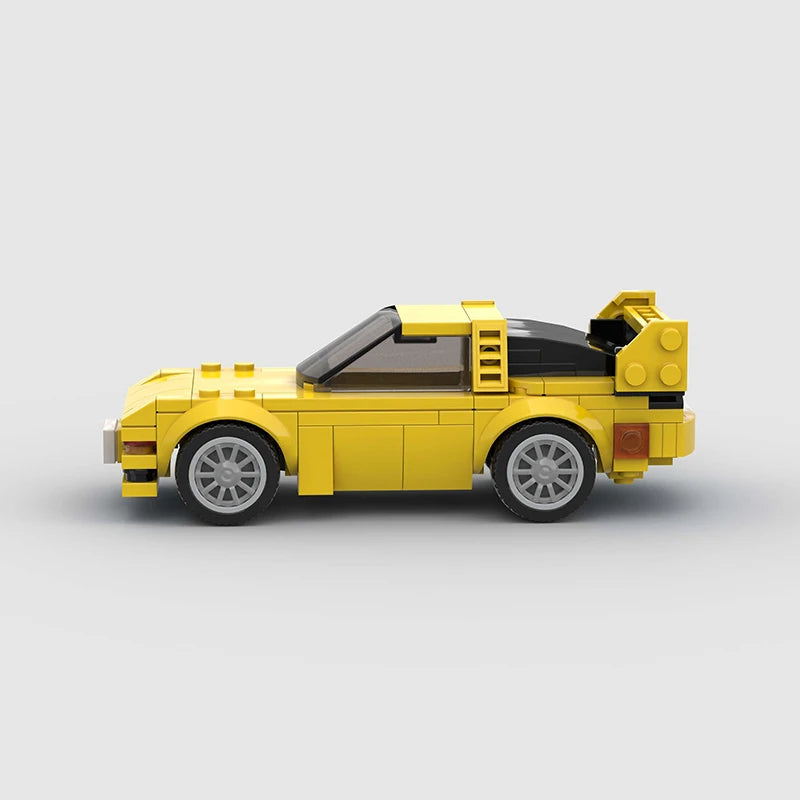 Supercar F1 City Speed Champions Racing Car RX-7 Model Building Blocks MOC Supercar Racers Vehicle Technique Bricks Kids Toys