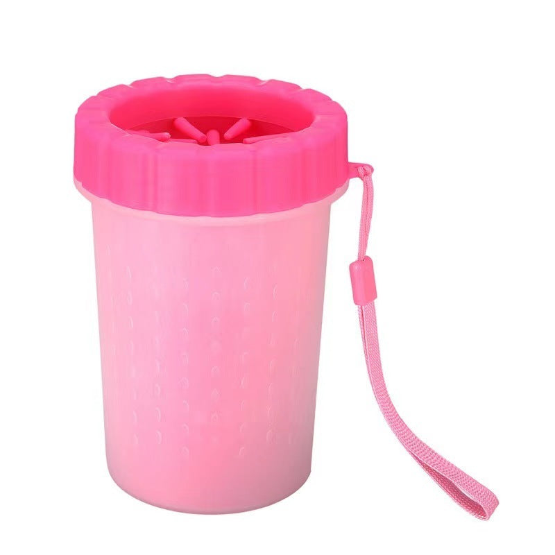 Pet Foot Washing Cup Dog Bath Magic Pet Beauty Cleaning Wipe free Automatic Foot Portable Cat Dirty Paw Cleaning Wash Brush Cup