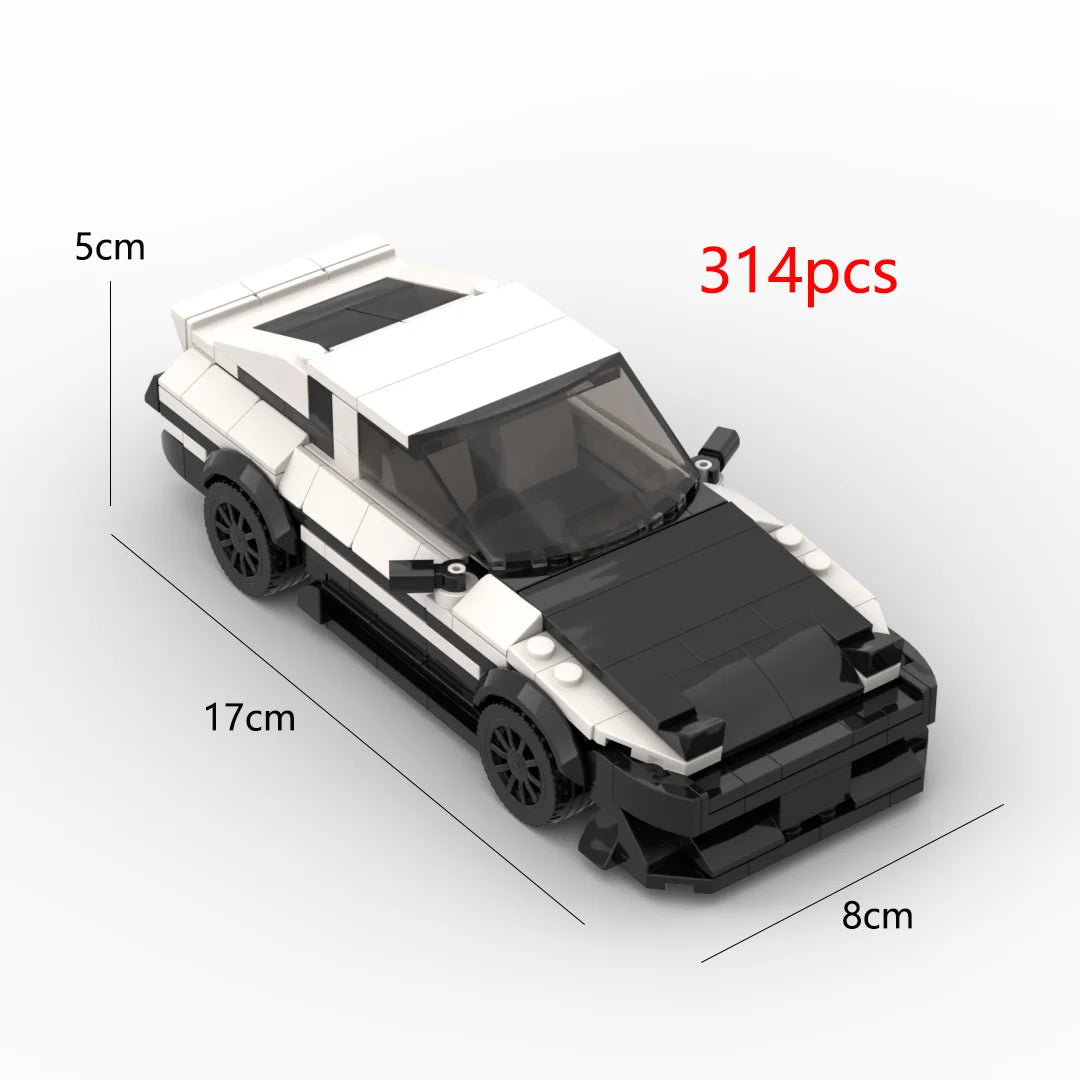 2022 Hot MOC Speed City Car Champion Racer Classic Supercar Building Blocks Brick Racing Super Technique Creative Garage DIY Set