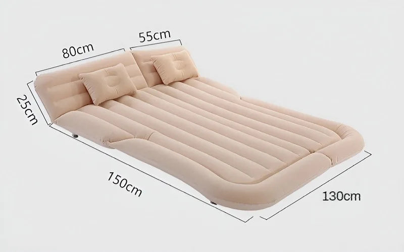 Car Folding Travel Mattress SUV Rear Seat Sleeping Mattress Trunk Car Inflatable Bed Air Mattress Bed Car Sleeping Bed