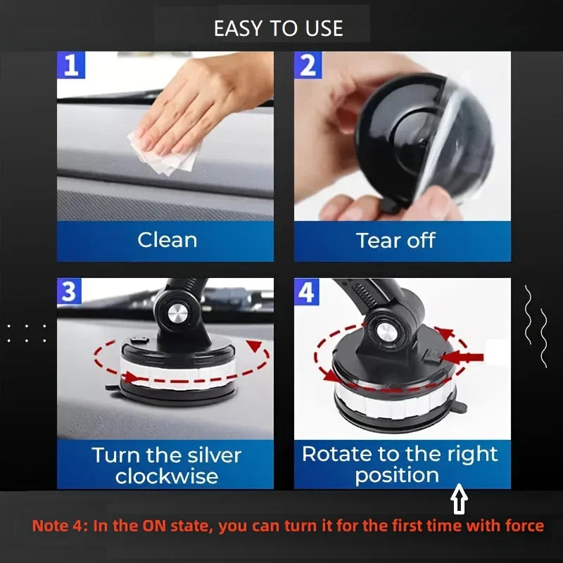 360 Rotating GM car phone stand Mobile windshield stand iPhone Samsung Xiaomi hands-free driving car phone stand