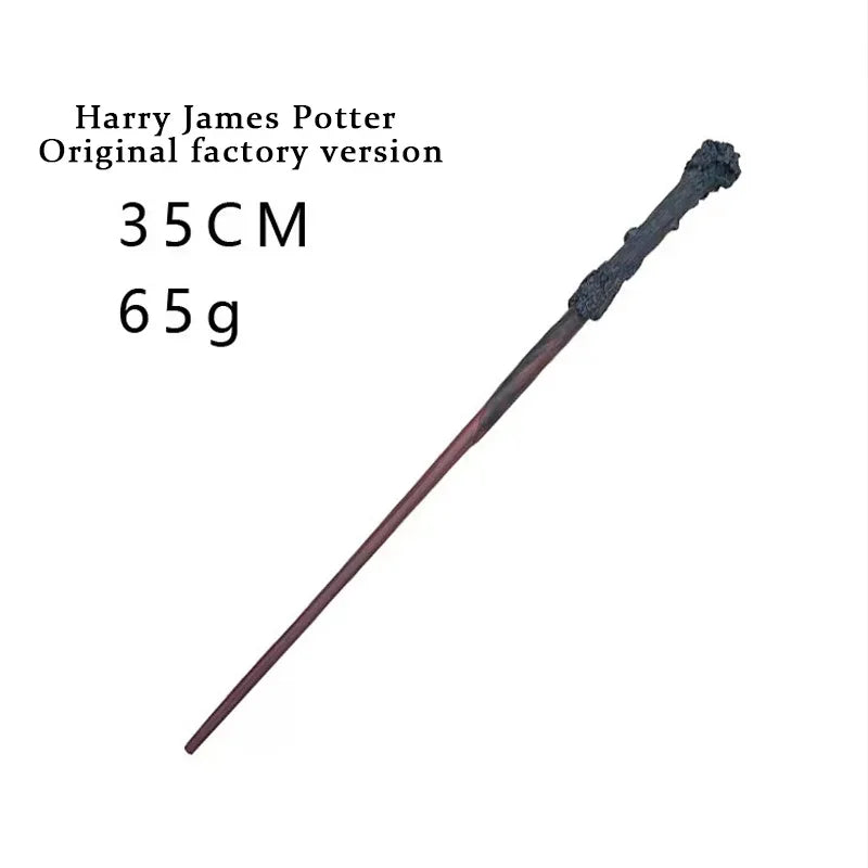 36 Styles Harry Magic Wand Resin Material Built in Steel Core Dumbledore Staff Cosplay Voldemort Props Christmas Gift Kid