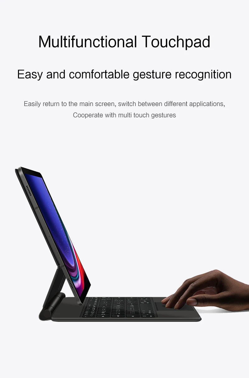 Backlight Magic Keyboard for Samsung Galaxy Tab S9 S8 S7 11 inch for Tab S9 FE Tablet Case German Spanish Portuguese Keyboard