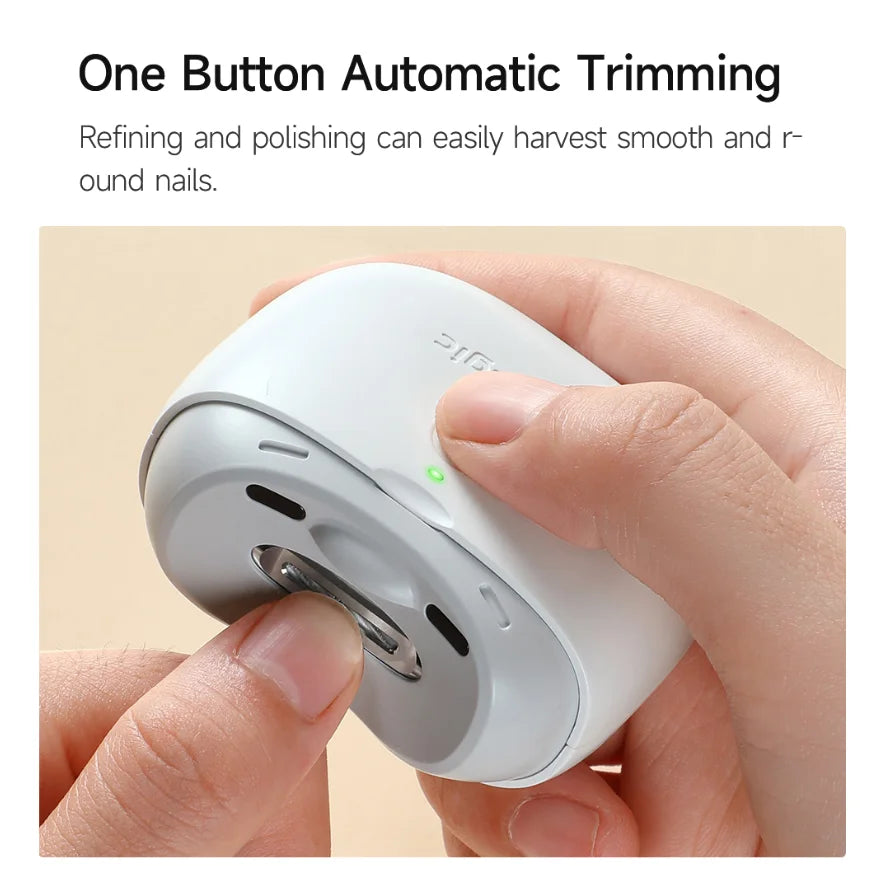 Seemagic Electric Automatic Nail Clipper Electric Nail Clipper With Light Baby Adult Nail Care