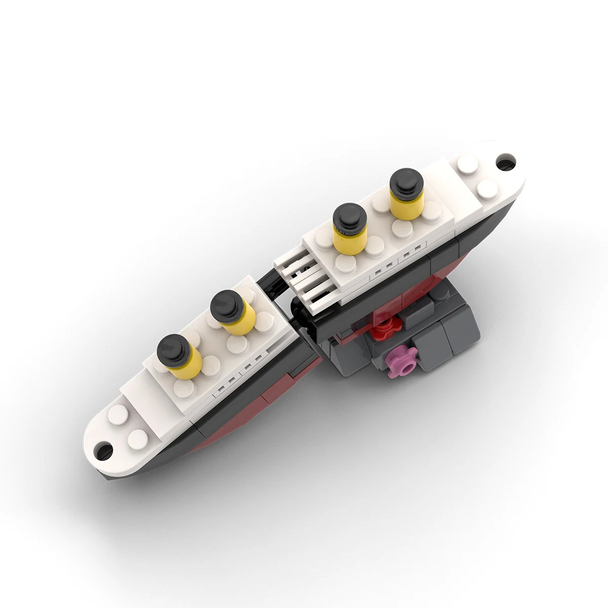 Titanic Break In Half RMS Cruise Sank Building Blocks Moc Ship Boat 3D Plastic Model DIY Steamboat Gifts Kids Toys City Movie