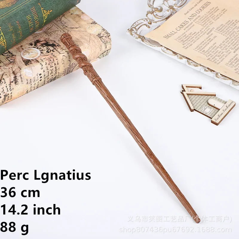 36 Styles Harry Magic Wand Resin Material Built in Steel Core Dumbledore Staff Cosplay Voldemort Props Christmas Gift Kid