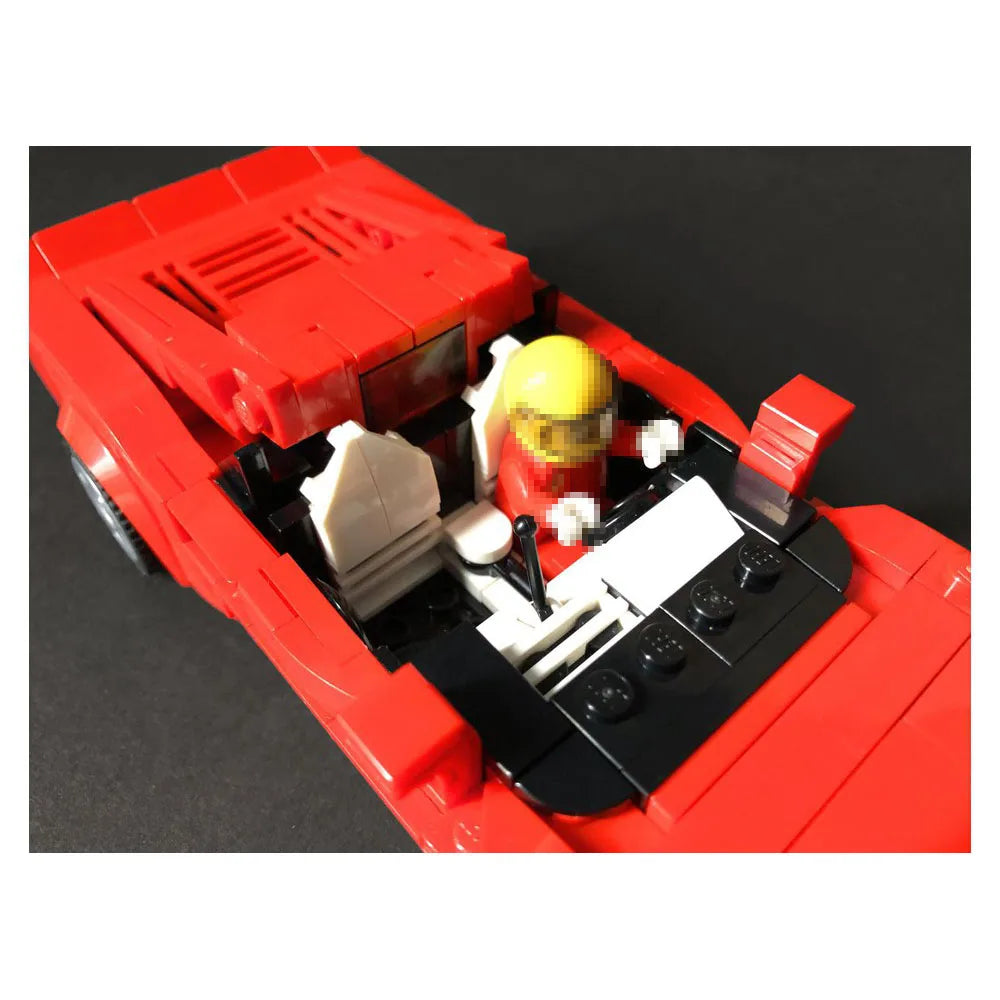 341PCS MOC 288 GTO - Speed Champions 8 Studs Wide Building Blocks Racing DIY Assembly Model Toy Brick Children's Birthday Gifts