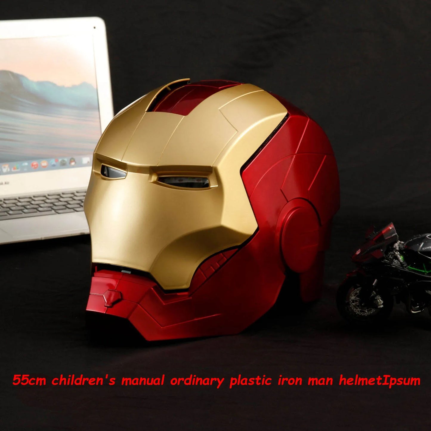 2024 New 1:1 Marvel Iron Man Mk5 Electric Helmet Multi-piece Opening And Closing Helmet Voice Control Eyes Model Adult Toy Gifts