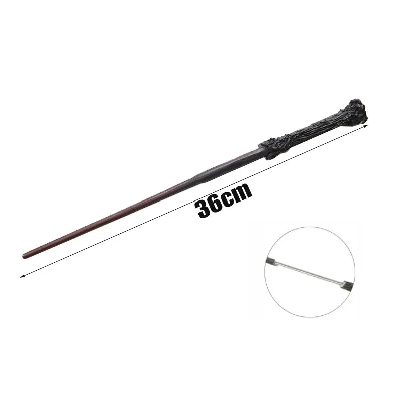 27Pcs Anime Cosplay Show Metal Core Magic Wand Children Decoration Toy Accessories For Kids Bacchetta Di Plastic Magic Stick