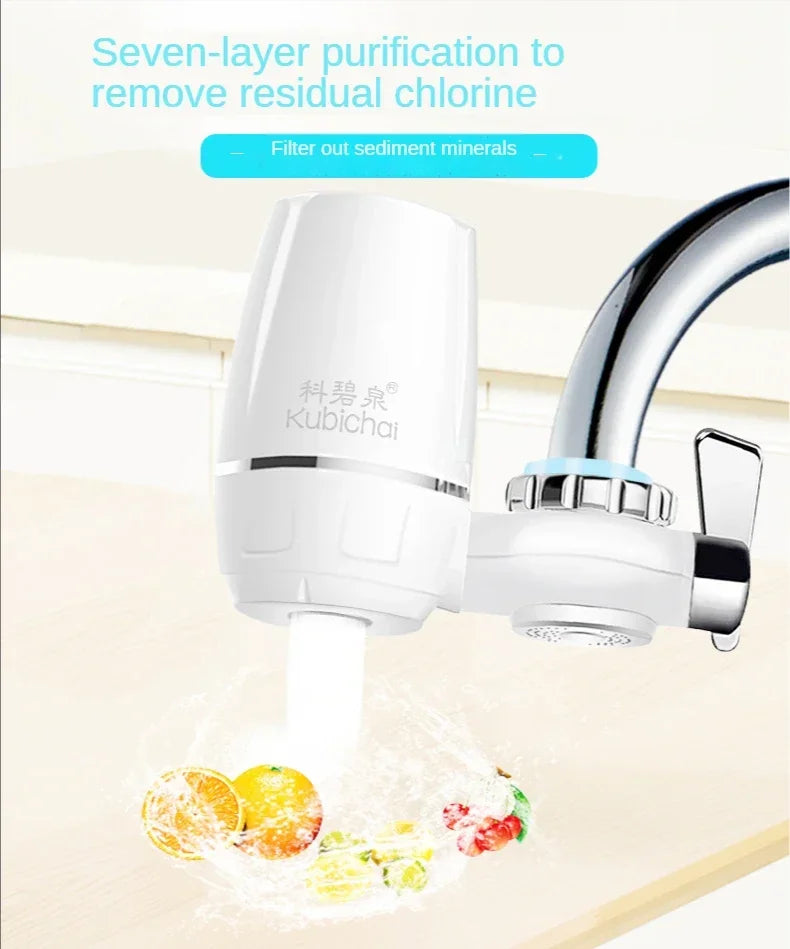 Tap Water Filter Washable Replacement Kitchen Faucet Long Lasting Filtro Water Purifier Tap Filter Chlorine