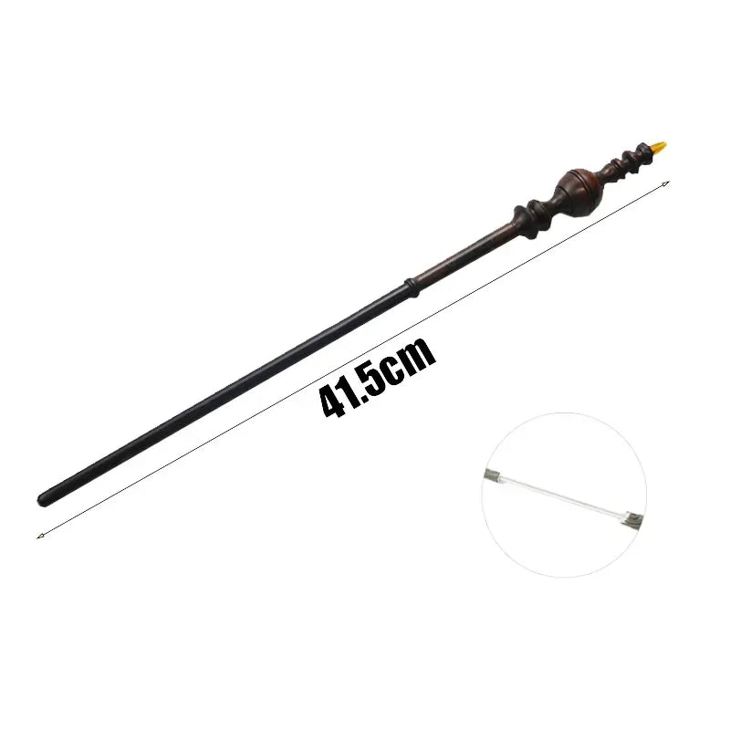 27Pcs Anime Cosplay Show Metal Core Magic Wand Children Decoration Toy Accessories For Kids Bacchetta Di Plastic Magic Stick