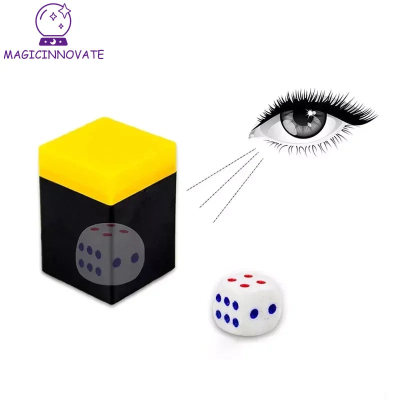 Square Crazy Cube Children Kids Magic Tricks Dice Prediction Props Toys
