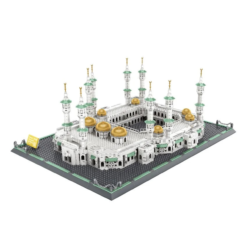 Wange Blocks Architecture Building Bricks MOC City House MOSQUE KAABA Educational Toy Adult Gift
