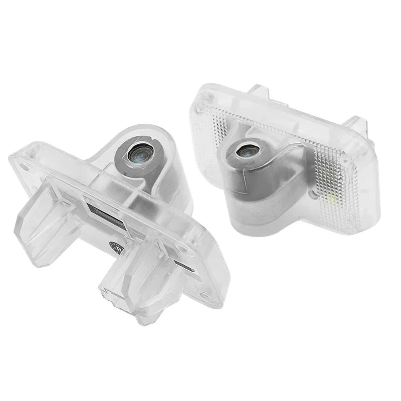 2Pcs Car Door Welcome LED Light Laser Projector Lamps Decor Accessories For Nissan X-trail T30 T31 2004 2005 2006 2007 2008-2014