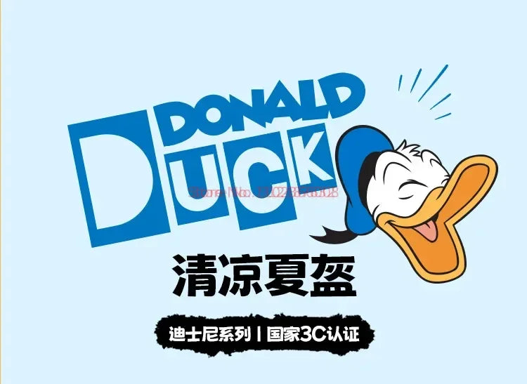 Summer Disney Donald Duck Motorcycle Super Light Open Face Helmet For Children Adult Helmet Safety Protective Helmet Gift Toy