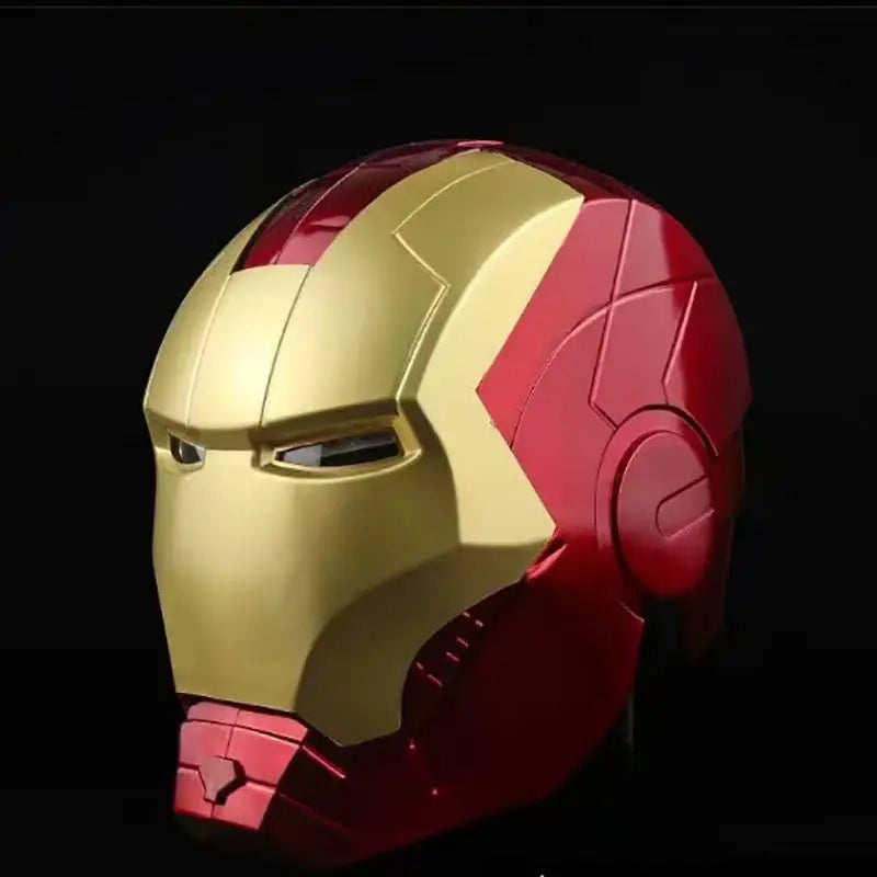 2024 New 1:1 Marvel Iron Man Mk5 Electric Helmet Multi-piece Opening And Closing Helmet Voice Control Eyes Model Adult Toy Gifts