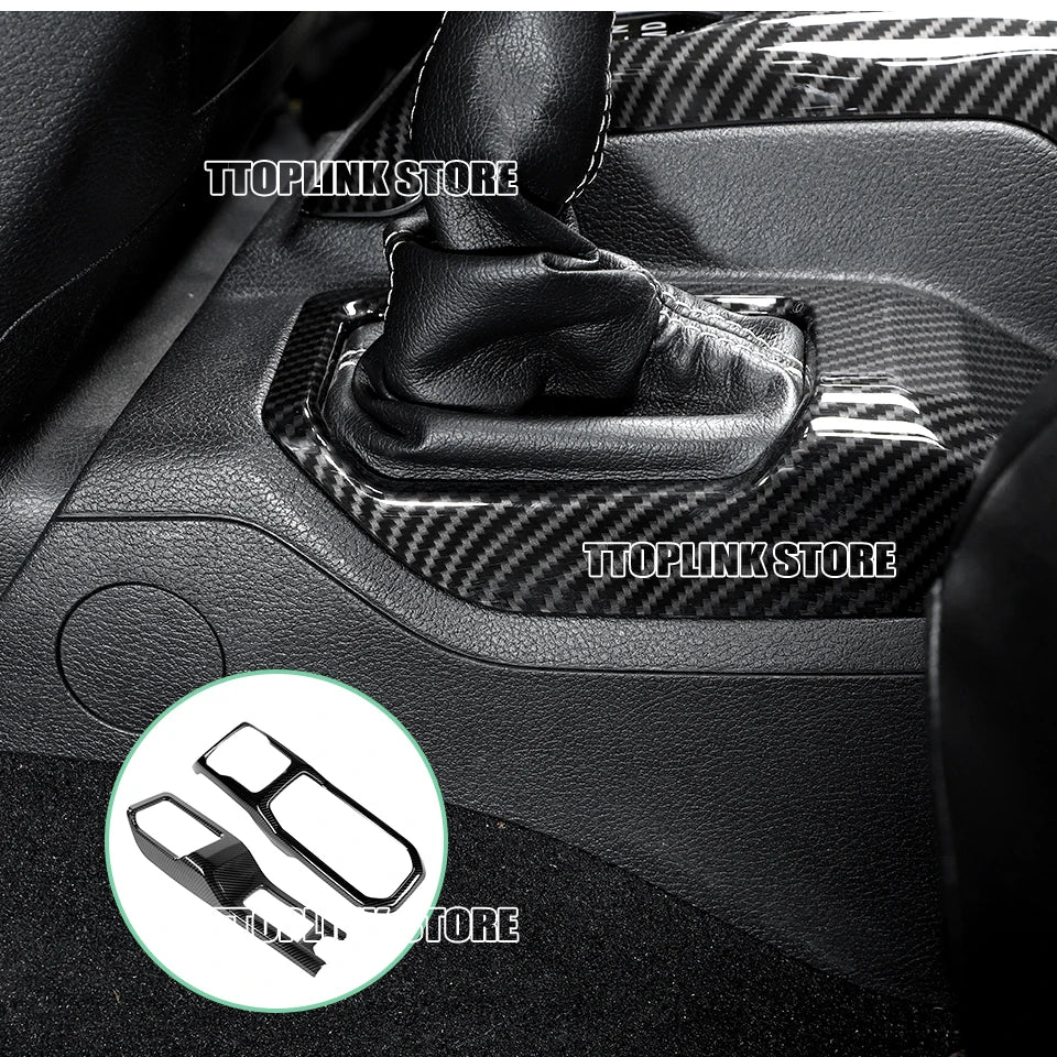 ABS Interior 4WD Gear Shift Panel/Gear Shift Panel Cover for Jeep Wrangler JL/for Jeep JT Gladiator 2018 Up Car Accessories