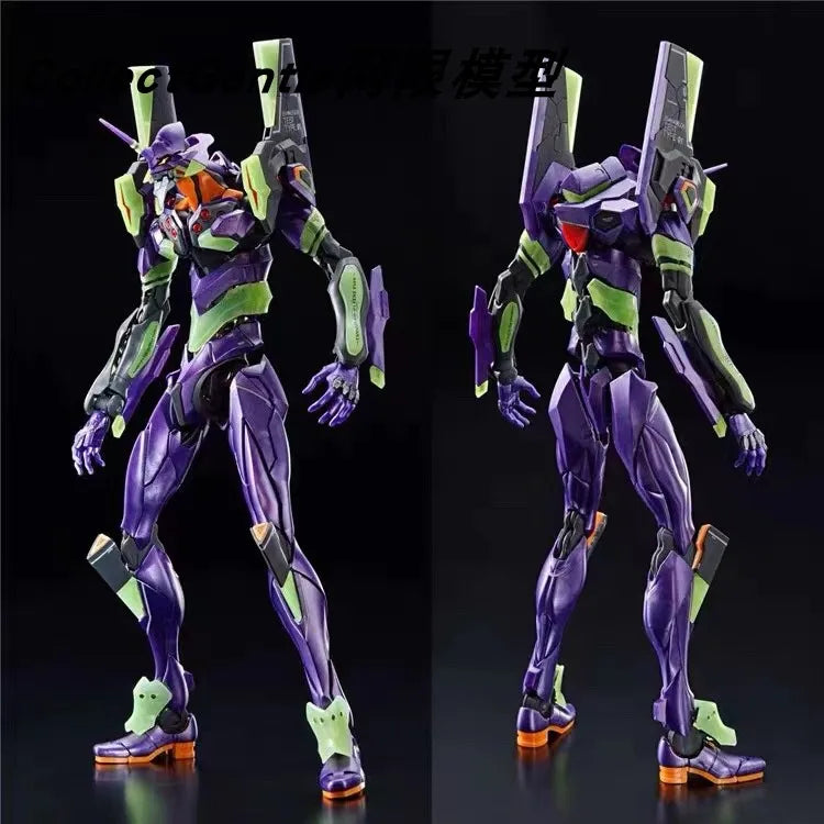 Original Genuine RG EVANGELION UNIT-00 -01 -02 -03 -04 -06 -08 Bandai Anime Model Toys Action Figure Gifts Collectible Ornaments