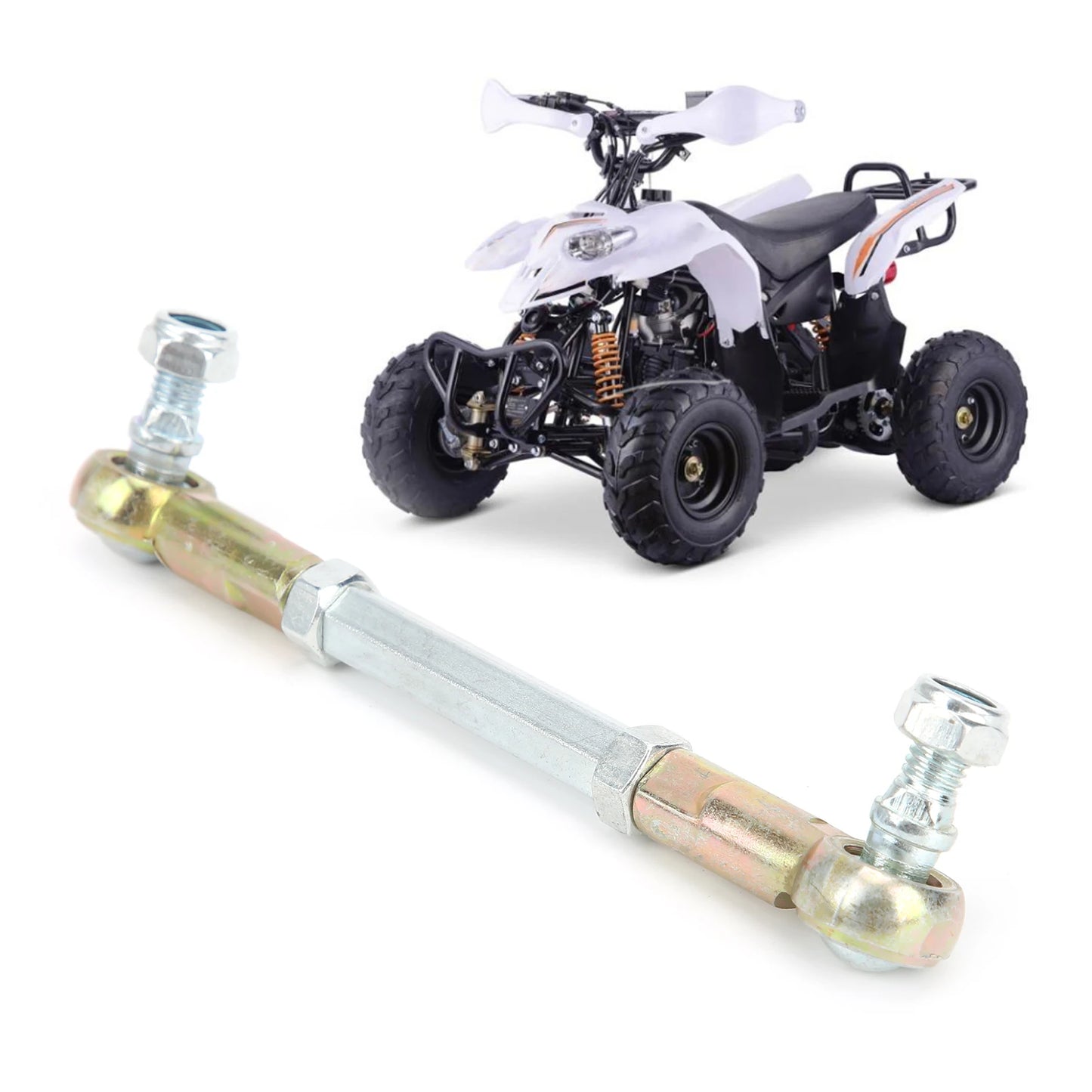Ball Joint Rod M8 Thread Accessory Fit For Mini ATV Quad 4-Wheels Go Kart Steering Lever