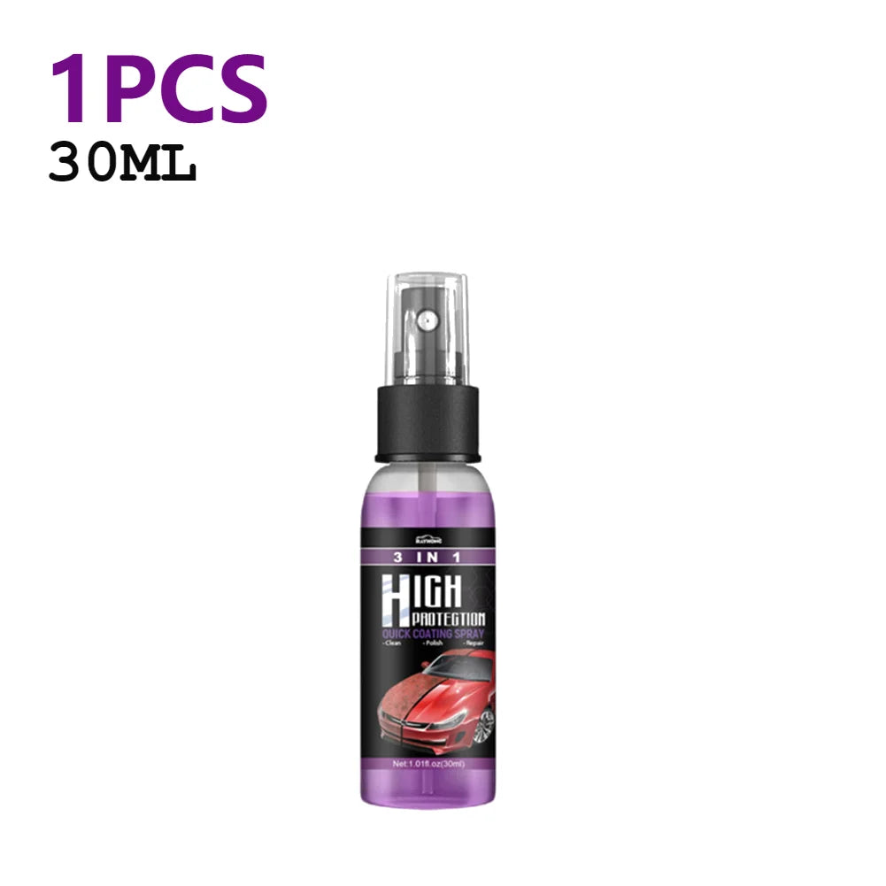 3 In 1 Car Ceramic Nano Coating Liquid Nano Crystal Hydrophobic Layer Polishing Paint Agent Car Polish Nanos Coatings 30/100ML