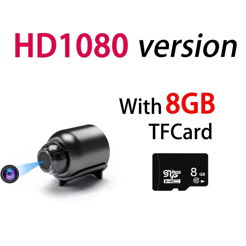Mini cámara WiFi HD de 1080P para seguridad en interiores, vigilancia, monitor para bebés, videocámara con visión nocturna, cámara IP, grabadora de audio y video