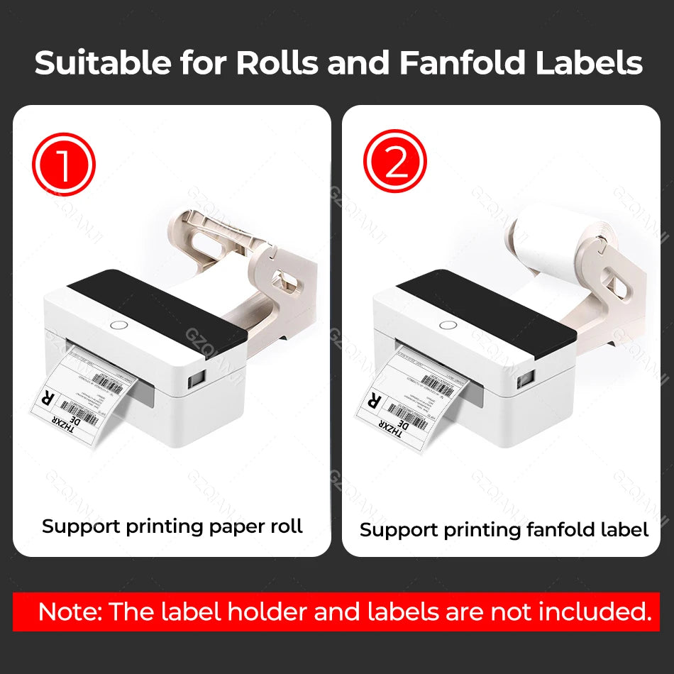 Impresora térmica de etiquetas X-Printer D463B de 80 mm, máquina para fabricar etiquetas de envío de 110 mm, USB, Bluetooth, impresión de códigos de barras de 3 o 4 pulgadas