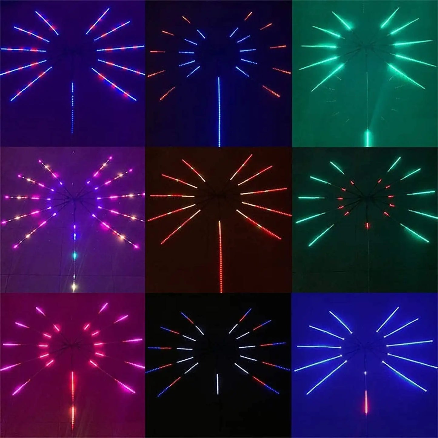 RGBIC Firework Strip Lights LED Bluetooth APP Control Neon Strip USB 5V Changing Smart Lamp Sync Music Bedroom Decor Dream Light