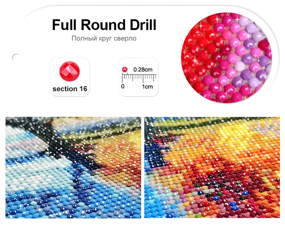 5d Diy Diamond Art Painting Kits Harry Potter Hogwarts Castle Moon Embroidery Jewelry Home Decor Cross Stitch Cartoon Kids Gift